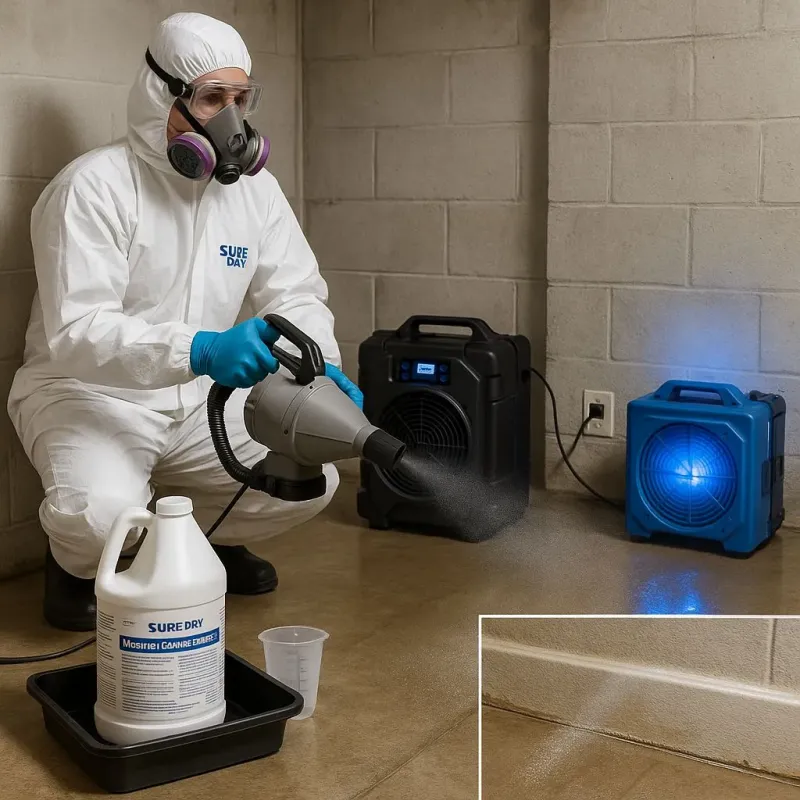 Sanitization and Odor Removal process in Mayfield, KY